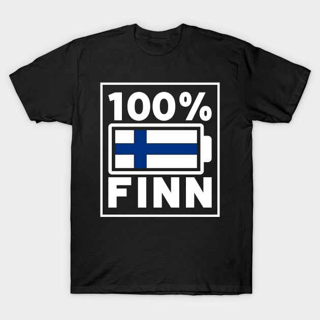 100% Finn Finland T-Shirt by shirtsyoulike